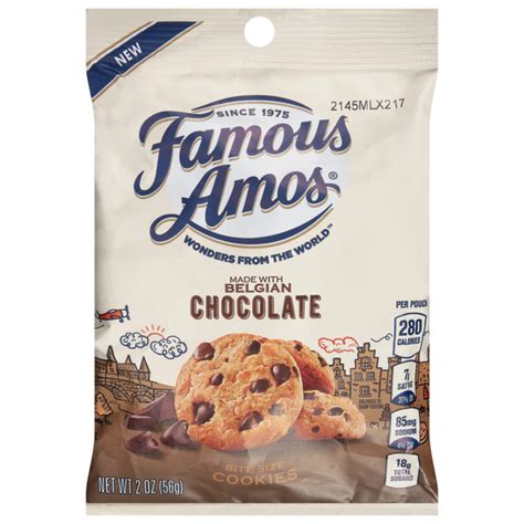 Save On Famous Amos Bite Size Cookies Belgian Chocolate Order Online Delivery Food Lion