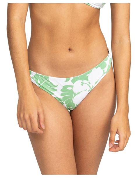 Roxy OG Moderate Bikini Bottoms In Zephyr Green MYER