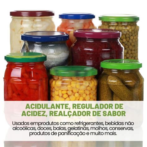 Cido C Trico Kg Sauce Aditivos E Alimentos