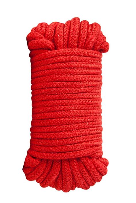 Въже за робство меко докосване метра Bondage Rope Red на ХИТ цена Dildo bg