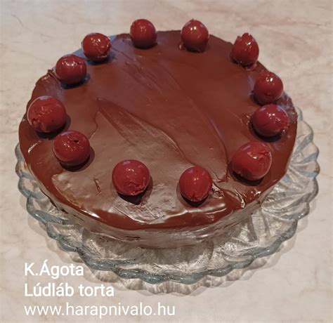 Lúdláb Torta Harapnivaló