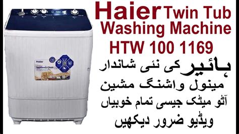 Haier Twin Tub Washing Machine Haier Twin Tub HTM 100 1169 10 Kg