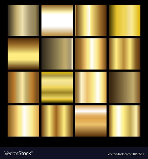 Collection golden backgrounds Set of gold gradients. Download a Free ...