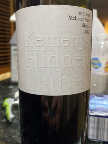 Kemenys Hidden Label Shiraz | Vivino US