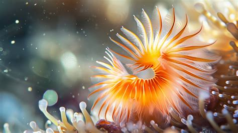 Marine Life Photography Underwater Coral Close Up Sea Anemone In