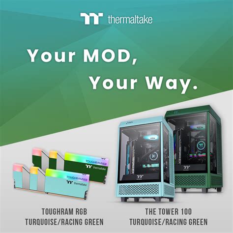 Thermaltake Unveils The Tower 100 Mini Chassis and TOUGHRAM RGB 3600MHz ...