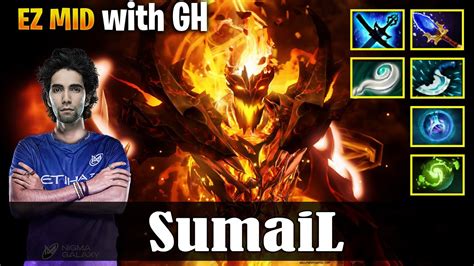 SumaiL Shadow Fiend MID EZ MID With GH Dota 2 Pro MMR Gameplay