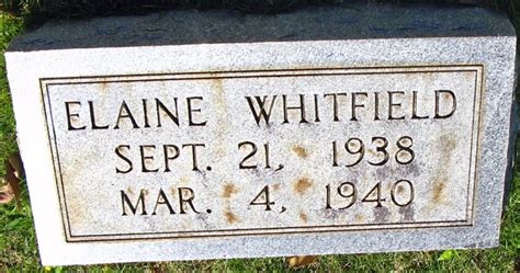 Elaine Whitfield Find A Grave Reminne