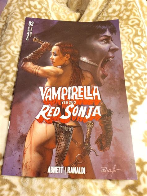 Vampirella Versus Red Sonja 2022 2 NM Lucio Parrillo Cover Dynamite