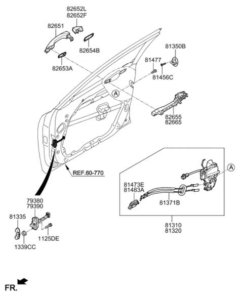 F Genuine Kia Door Outside Handle Assembly