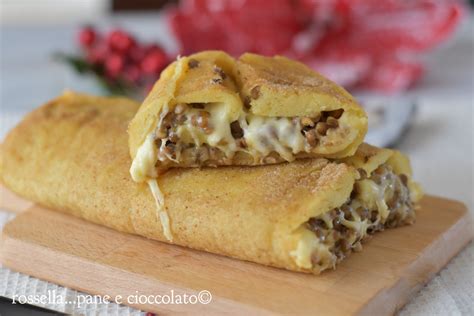 ROTOLO DI PATATE RIPIENO DI LENTICCHIE E FORMAGGIO