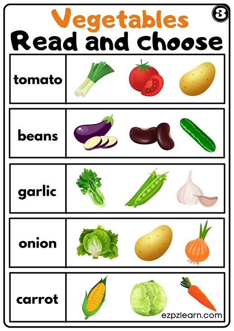 Free Printable Vegetables Worksheet Kiddoworksheets 46 OFF