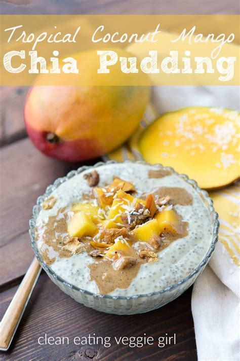 Tropical Coconut Mango Chia Pudding