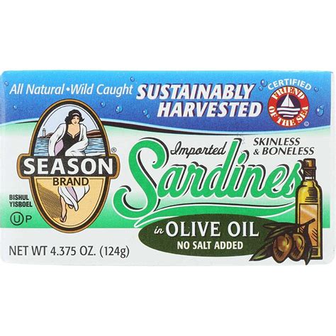 Amazon Season Brand Sardines Skinless And Boneless In Olive