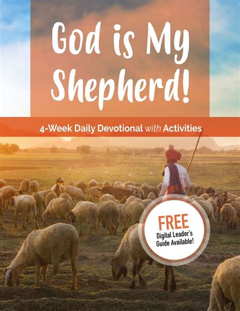 God is My Shepherd! Devotional - Kids Enjoying Jesus