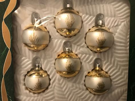 Vintage Bradford Glass Christmas Ornaments Ebay