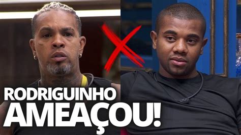 Bbb Rodriguinho Faz Amea A Juninho Decreta Elimina O De Davi