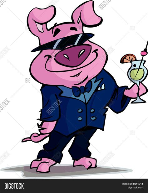 Pig Suit Vector & Photo (Free Trial) | Bigstock