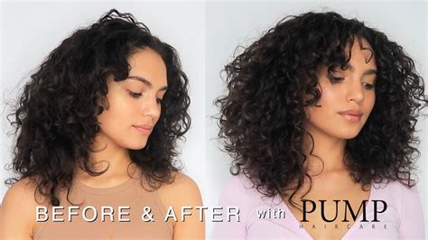 Trying Out Pump Haircare For Curly Hair Wash Routine Review Youtube