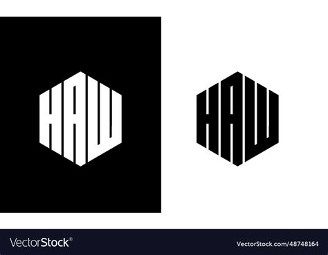 Haw logo Royalty Free Vector Image - VectorStock