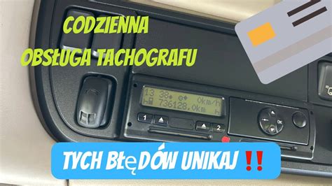 Obsługa tachografu w ciężarówce Unikaj tych błędów YouTube