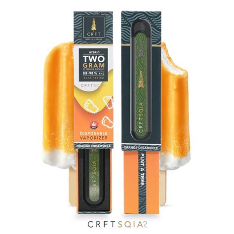 Crft Trees Disposable Vape Orange Creamsicle Grams Cannabis