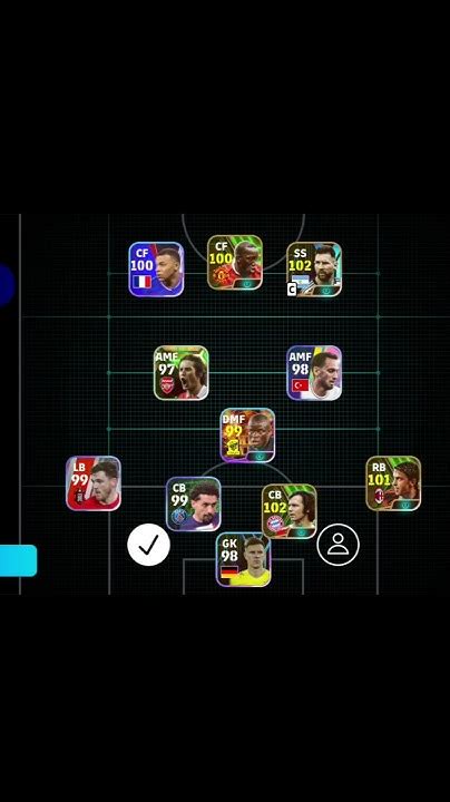 Best 4 1 2 3 Formation 🔥🔥efootball2024 Efootball Fifamobile Gaming