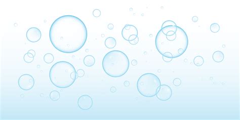 Realistic soap bubbles. Png Bubbles are located on a transparent ...