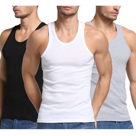 Forbemk Mens Undershirts Crew Neck Cotton Comfortsoft Sleeveless