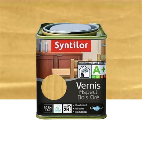 Vernis Syntilor Aspect Bois Ciré Chêne Clair Pas Cher