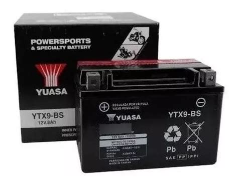 Bateria Original Yuasa Ytx Bs Kawasaki Z Xt Mercadolivre