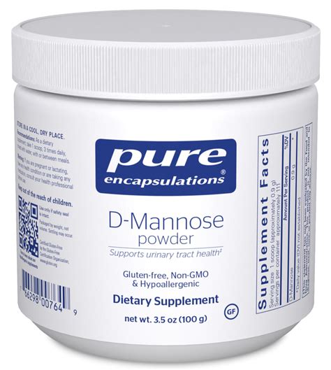 Pure Encapsulations D Mannose Powder Supplement First