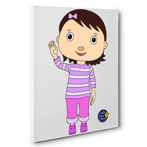 Lïttle Baby Bum Mïa Kïds Room Colorïng Canvas Decor - Nursery Rhymes ...