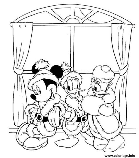 Coloriage Mickey Disney Noel 14 Dessin Noel Disney à Imprimer