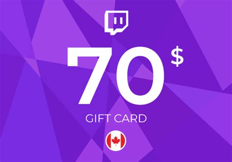Twitch Gift Card 70 CAD Key - CANADA