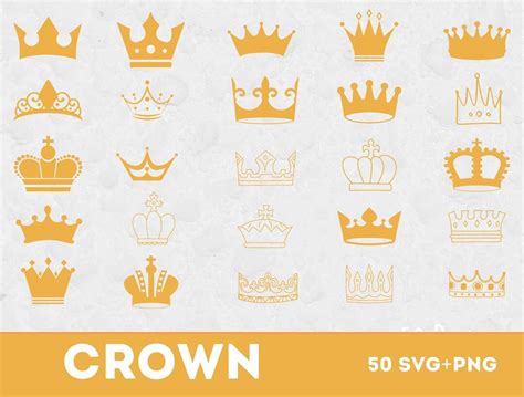 Crown SVG, SVG Files for Cricut, Crown Clipart, Crown Silhouette, Crown ...