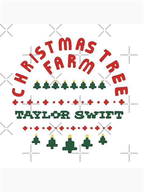 "In My Heart is A Christmas Tree Farm - Taylor Swift " Poster for Sale ...