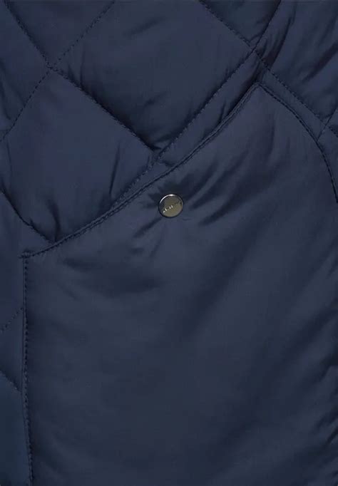 Street One Manteau Matelassé Léger Pour Femmes En Bleu Street One