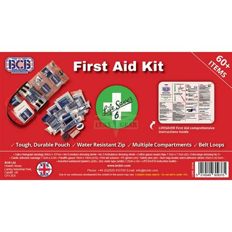 General First Aid Kits Bcb Lifesaver 6 First Aid Kit