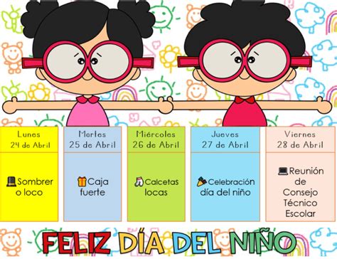 Ideas de la semana loca para el día del niño Los Materiales Educativos