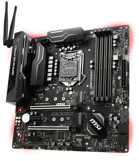 Msi Z M Gaming Pro Ac Lga Intel Z Coffee Lake Micro Atx