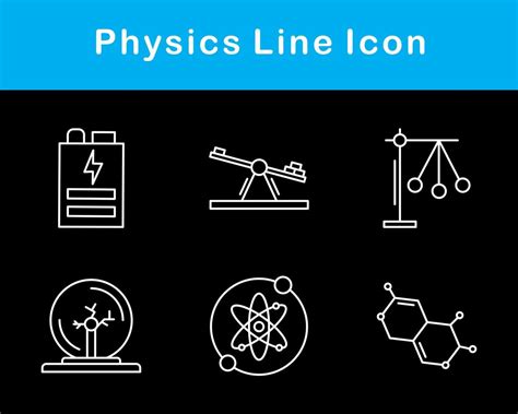 Physics Vector Icon Set 20651292 Vector Art at Vecteezy