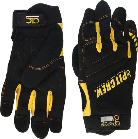 Clc Pit Crew B Mechanic S Glove Large Black Pair Of Gloves