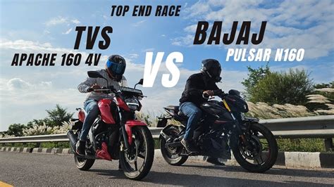 Tvs Apache Rtr V Bs Vs Bajaj Pulsar N Drag Race Which Is