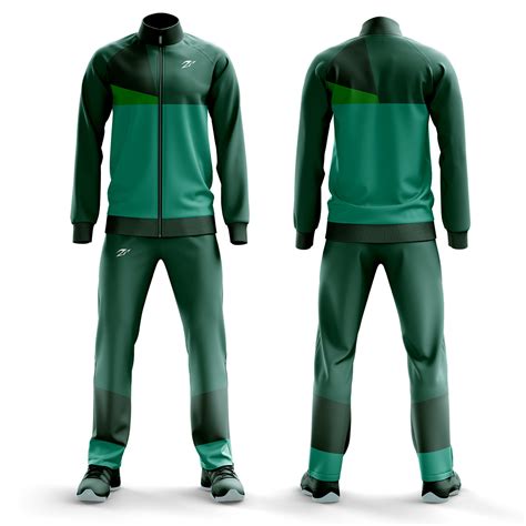 Wholesale Blank Sport Polyester Jogging Tracksuits Set Custom Logo Men