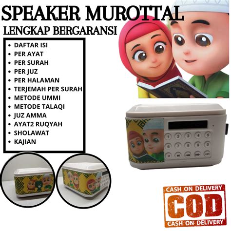 Speaker Murottal Al Quran 30 Juz Advance Bluetooth Lengkap Bergaransi