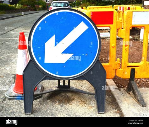 Directional Road Sign Stock Photo - Alamy