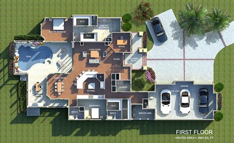 Suburban House Floor Plan - homeplan.cloud