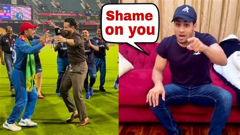 Momin Saqib Reacts To Irfan Pathan Dancing With Rashid Khan After