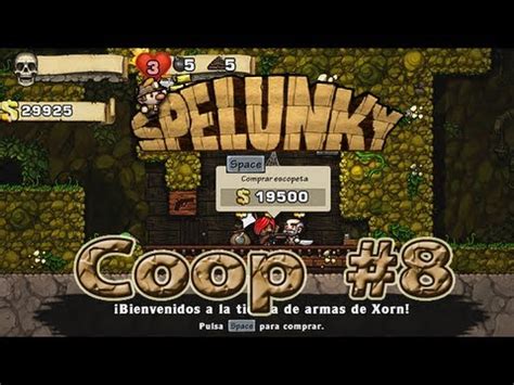 Spelunky HD Coop Por Muerte17 Y Caras 8 Cada Vez Llegamos Mas